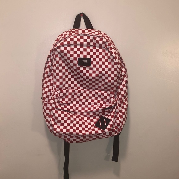 Bags Vans Red Checkerboard Backpack Poshmark